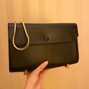 ALEXANDER WANG Black Chastity Clutch Bag